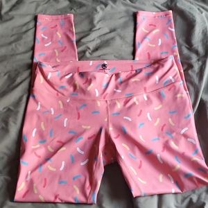 Feed Me Fight Me Sprinkle Leggings